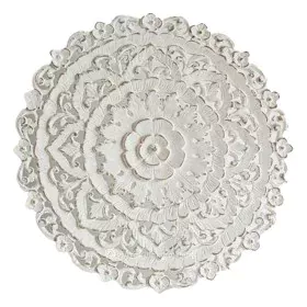 Décoration murale DKD Home Decor Blanc Mandala Bois MDF (90 x 2 x 90 cm) de DKD Home Decor, Objets de décoration - Réf : S302...