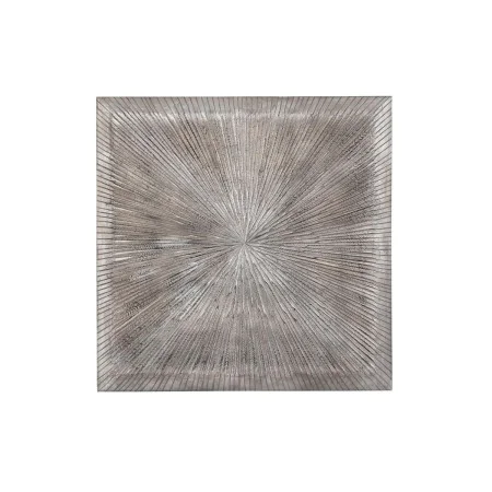 Decoración de Pared DKD Home Decor 3D 121,5 x 2,5 x 122 cm Plateado Moderno de DKD Home Decor, Adornos - Ref: S3029482, Preci...