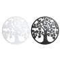 Décoration murale DKD Home Decor 98 x 1 x 98 cm 100 x 1 x 100 cm Noir Arbre Blanc Traditionnel (2 Unités) de DKD Home Decor, ...