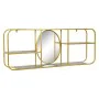 Espejo de pared DKD Home Decor Espejo Dorado Metal Madera Marrón (100 x 18 x 40 cm) de DKD Home Decor, Espejos de pared - Ref...