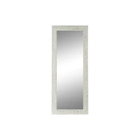 Miroir mural DKD Home Decor Blanc Bois de manguier Bois MDF Décapé (76 x 4 x 190 cm) de DKD Home Decor, Miroirs muraux - Réf ...