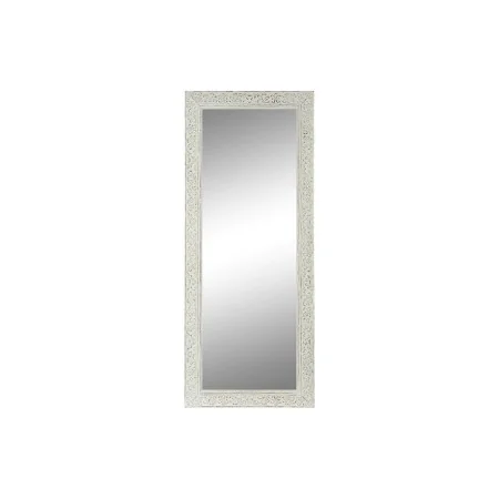 Specchio da parete DKD Home Decor Bianco Legno di mango Legno MDF Decapaggio (76 x 4 x 190 cm) di DKD Home Decor, Specchi da ...