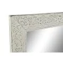 Specchio da parete DKD Home Decor Bianco Legno di mango Legno MDF Decapaggio (76 x 4 x 190 cm) di DKD Home Decor, Specchi da ...