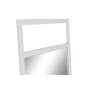 Free standing mirror DKD Home Decor White Metal Mirror Rectangular 30 x 40 cm 39 x 40 x 160 cm by DKD Home Decor, Floor Mirro...