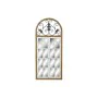 Wandspiegel DKD Home Decor natürlich Metall MDF Fenster Weiß Dunkelgrau (60 x 5 x 138 cm) von DKD Home Decor, Wandspiegel - R...