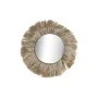 Wall mirror DKD Home Decor Crystal Natural Jute (64 x 3 x 64 cm) by DKD Home Decor, Wall-Mounted Mirrors - Ref: S3029634, Pri...