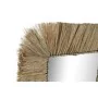 Wall mirror DKD Home Decor Crystal Natural Jute (55 x 3 x 55 cm) by DKD Home Decor, Wall-Mounted Mirrors - Ref: S3029637, Pri...