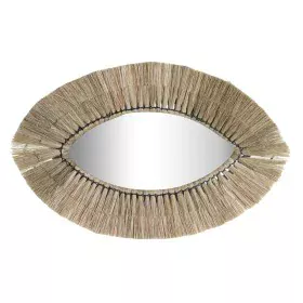 Miroir mural DKD Home Decor Verre Naturel Jute (54 x 3 x 34 cm) de DKD Home Decor, Miroirs muraux - Réf : S3029638, Prix : 37...