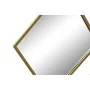 Wall mirror DKD Home Decor Mirror Golden Metal Rhombus (63 x 2 x 90 cm) by DKD Home Decor, Wall-Mounted Mirrors - Ref: S30296...