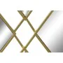 Wall mirror DKD Home Decor Mirror Golden Metal Rhombus (63 x 2 x 90 cm) by DKD Home Decor, Wall-Mounted Mirrors - Ref: S30296...