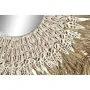 Specchio da parete DKD Home Decor Naturale Bianco Conchiglie (55 x 2,5 x 55 cm) di DKD Home Decor, Specchi da parete - Rif: S...