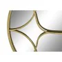 Espejo de pared DKD Home Decor 80 x 2,5 x 80 cm Dorado Metal Madera Árabe de DKD Home Decor, Espejos de pared - Ref: S3029675...