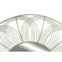 Espelho de parede DKD Home Decor Dourado Metal (60 x 4 x 60 cm) de DKD Home Decor, Espelhos de parede - Ref: S3029681, Preço:...