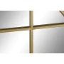 Espejo de pared DKD Home Decor 60 x 2,5 x 60 cm Cristal Dorado Hierro Ventana (60 Piezas) de DKD Home Decor, Espejos de pared...