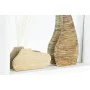 Espelho de parede DKD Home Decor Branco Natural Madeira Cristal Madeira MDF Cottage 25 x 4 x 25 cm (2 Unidades) de DKD Home D...