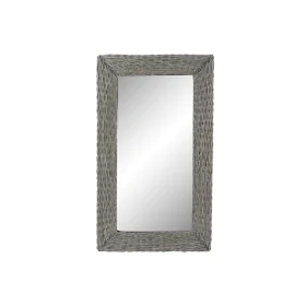 Specchio da parete DKD Home Decor Specchio Grigio vimini Cottage (87 x 4 x 147 cm) di DKD Home Decor, Specchi da parete - Rif...