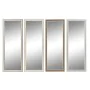 Miroir mural DKD Home Decor 36 x 2 x 95,5 cm Verre Marron Blanc Gris foncé polystyrène (4 Pièces) de DKD Home Decor, Miroirs ...