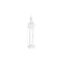 Lantern DKD Home Decor Crystal Metal White (20 x 17 x 55 cm) by DKD Home Decor, Candelabras and candle holders - Ref: S302979...