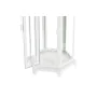 Lantern DKD Home Decor Crystal Metal White (20 x 17 x 55 cm) by DKD Home Decor, Candelabras and candle holders - Ref: S302979...