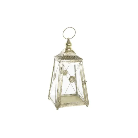 Farol DKD Home Decor Cristal Dorado Metal (18 x 18 x 36 cm) de DKD Home Decor, Candelabros y portavelas - Ref: S3029801, Prec...