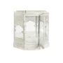 Farol DKD Home Decor 2 Unidades Blanco Dorado Metal Cristal Árabe Acabado envejecido 30 x 30 x 71 cm (2 Unidades) de DKD Home...