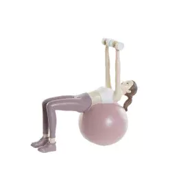 Figura Decorativa DKD Home Decor Rosa Yoga Scandi 18,5 x 8 x 17,5 cm de DKD Home Decor, Adornos - Ref: S3029831, Precio: 15,3...