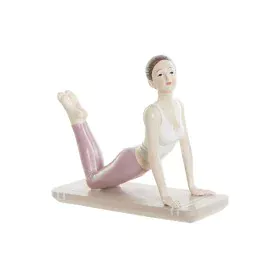 Figura Decorativa DKD Home Decor Rosa Yoga Scandi 16 x 6 x 13 cm de DKD Home Decor, Adornos - Ref: S3029833, Precio: 11,41 €,...