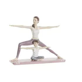 Figura Decorativa DKD Home Decor 24 x 6,5 x 19,5 cm Scandi Rosa Yoga de DKD Home Decor, Adornos - Ref: S3029834, Precio: 22,7...