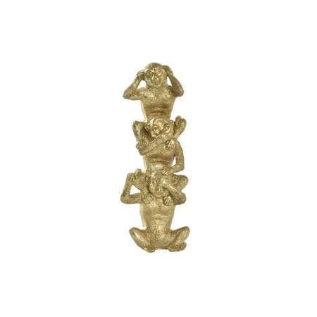 Decorative Figure DKD Home Decor Golden Monkeys 9 x 7 x 25 cm by DKD Home Decor, Ornaments - Ref: S3029869, Price: 9,23 €, Di...