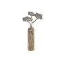 Figura Decorativa DKD Home Decor Tronco Prateado Árvore Castanho Alumínio Colonial Madeira de mangueira (26 x 11 x 51 cm) de ...