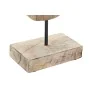 Figura Decorativa DKD Home Decor Castanho Prateado Natural 18 x 9 x 62 cm (2 Unidades) de DKD Home Decor, Adornos - Ref: S302...