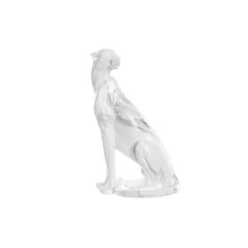 Statua Decorativa DKD Home Decor Grigio Bianco Leopardo Resina Marmo (25 x 18 x 41 cm) di DKD Home Decor, Soprammobili - Rif:...