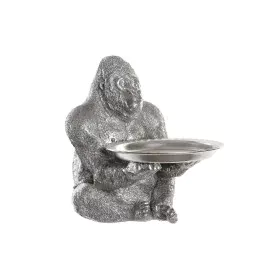 Figura Decorativa DKD Home Decor Prateado Resina Gorila (38 x 55 x 52 cm) de DKD Home Decor, Adornos - Ref: S3029926, Preço: ...