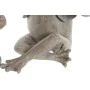 Figurine Décorative DKD Home Decor Musicien 23 x 19,5 x 22,5 cm Marron Grenouille (3 Unités) de DKD Home Decor, Objets de déc...