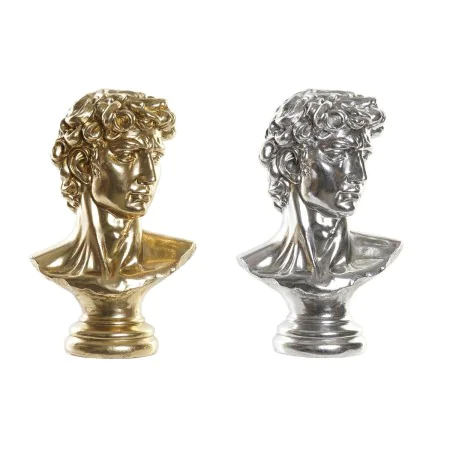 Statua Decorativa DKD Home Decor 24,5 x 17,5 x 36 cm Argentato Dorato Busto Neoclassico (2 Unità) di DKD Home Decor, Soprammo...