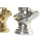 Statua Decorativa DKD Home Decor 24,5 x 17,5 x 36 cm Argentato Dorato Busto Neoclassico (2 Unità) di DKD Home Decor, Soprammo...