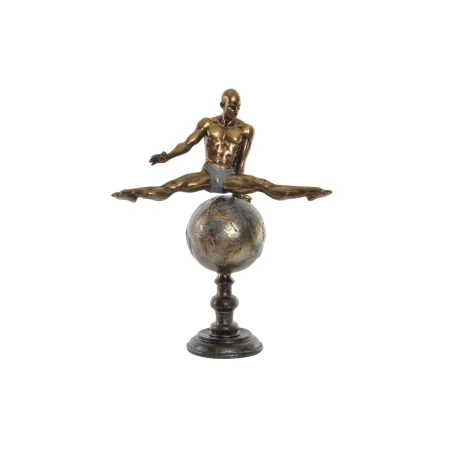 Figurine Décorative DKD Home Decor Doré Résine Gymnaste Moderne (36 x 19 x 46 cm) de DKD Home Decor, Objets de décoration - R...