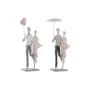 Decorative Figure DKD Home Decor Grey Pink 18 x 10 x 37 cm Pair (2 Units) by DKD Home Decor, Ornaments - Ref: S3029974, Price...