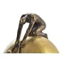 Figurine Décorative DKD Home Decor Ballon Doré Cuivre Résine Personnes Moderne (25 x 19 x 26 cm) de DKD Home Decor, Objets de...