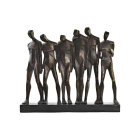 Deko-Figur DKD Home Decor Schwarz Kupfer Harz Menschen Moderne (40 x 10,5 x 34,5 cm) von DKD Home Decor, Ornamente - Ref: S30...