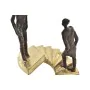 Figura Decorativa DKD Home Decor Dourado Resina Cinzento escuro Escada Moderno (14 x 14 x 41,5 cm) de DKD Home Decor, Adornos...