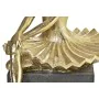 Figura Decorativa DKD Home Decor Bailarina Dourado Resina Cinzento escuro (21,5 x 23 x 32 cm) de DKD Home Decor, Adornos - Re...