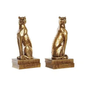 Bookend DKD Home Decor Leopard Resin Colonial (16 x 11 x 33 cm) by DKD Home Decor, Bookends - Ref: S3030057, Price: 29,79 €, ...