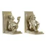 porte-livre DKD Home Decor Champagne 13 x 12 x 17,5 cm Résine Colonial Singe de DKD Home Decor, Presse-livres - Réf : S303005...