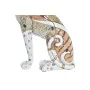 Figura Decorativa DKD Home Decor 15 x 8 x 25 cm Laranja Branco Leopardo Colonial de DKD Home Decor, Adornos - Ref: S3030093, ...