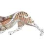 Decorative Figure DKD Home Decor White Multicolour Orange White/Orange Leopard Colonial 30 x 40 cm 37 x 10 x 13 cm by DKD Hom...