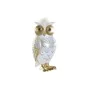 Decorative Figure DKD Home Decor White Golden Owl 9 x 9 x 17 cm by DKD Home Decor, Ornaments - Ref: S3030097, Price: 11,72 €,...