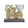 Figurine Décorative DKD Home Decor 14,5 x 9 x 26 cm Hibou Doré Blanc de DKD Home Decor, Objets de décoration - Réf : S3030099...