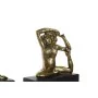 Deko-Figur DKD Home Decor 4 Schwarz Gold Harz Tropical Affen (50 x 4,6 x 22,5 cm) von DKD Home Decor, Ornamente - Ref: S30301...