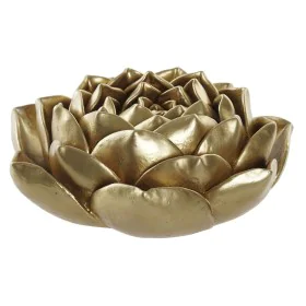 Decorative Figure DKD Home Decor Golden Flower 18 x 18,5 x 7,2 cm by DKD Home Decor, Ornaments - Ref: S3030142, Price: 14,14 ...